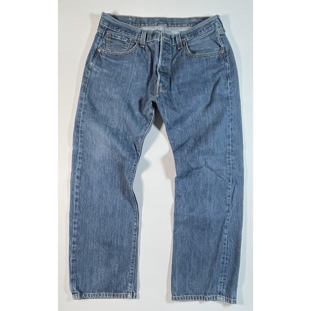 Levi's 501 Men's 38x30 (36X29) Jeans Selvidge Button Fly Working Man Pants